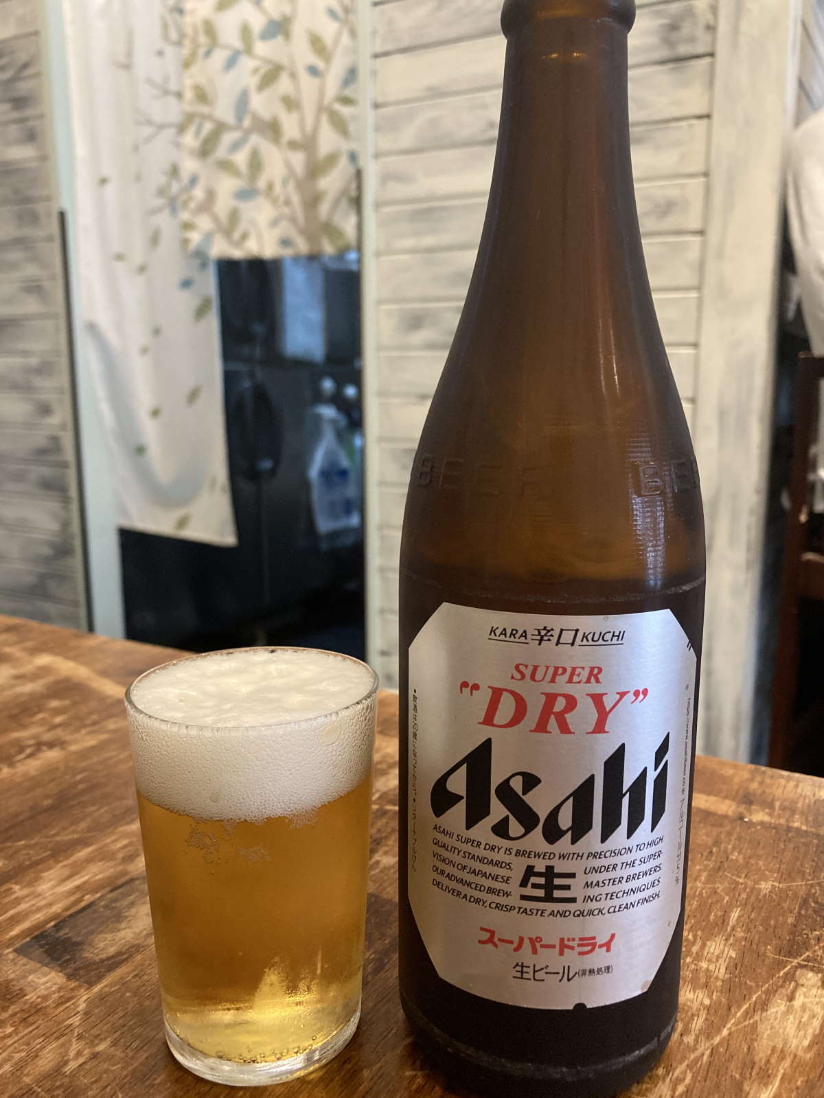 錦糸町中華そばさん式瓶ビール