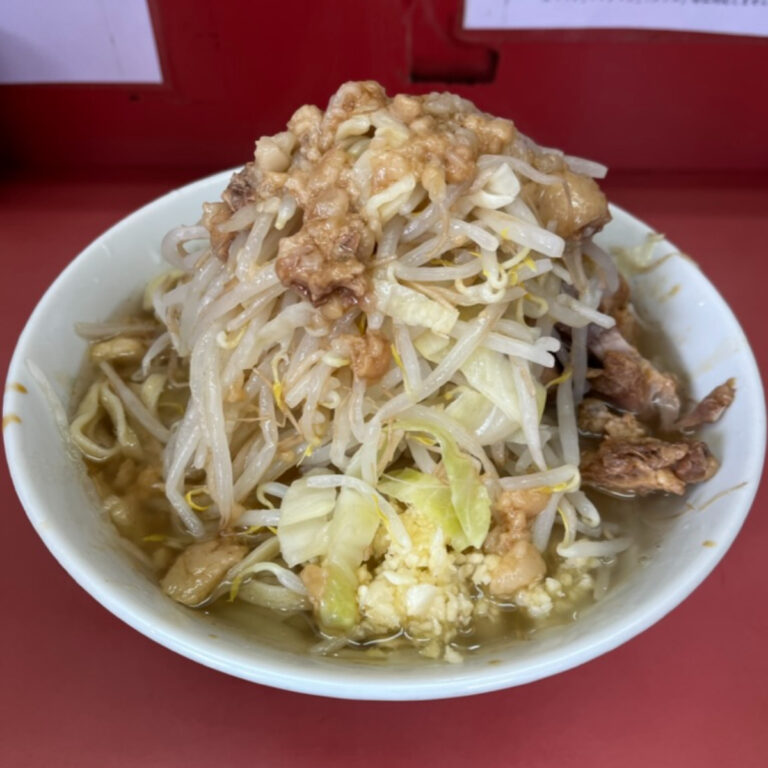 ラーメン二郎小岩店小ラーメン