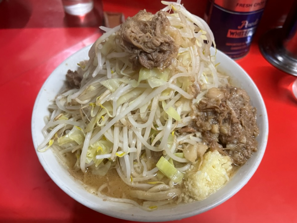 ラーメン二郎松戸駅前店小ラーメン