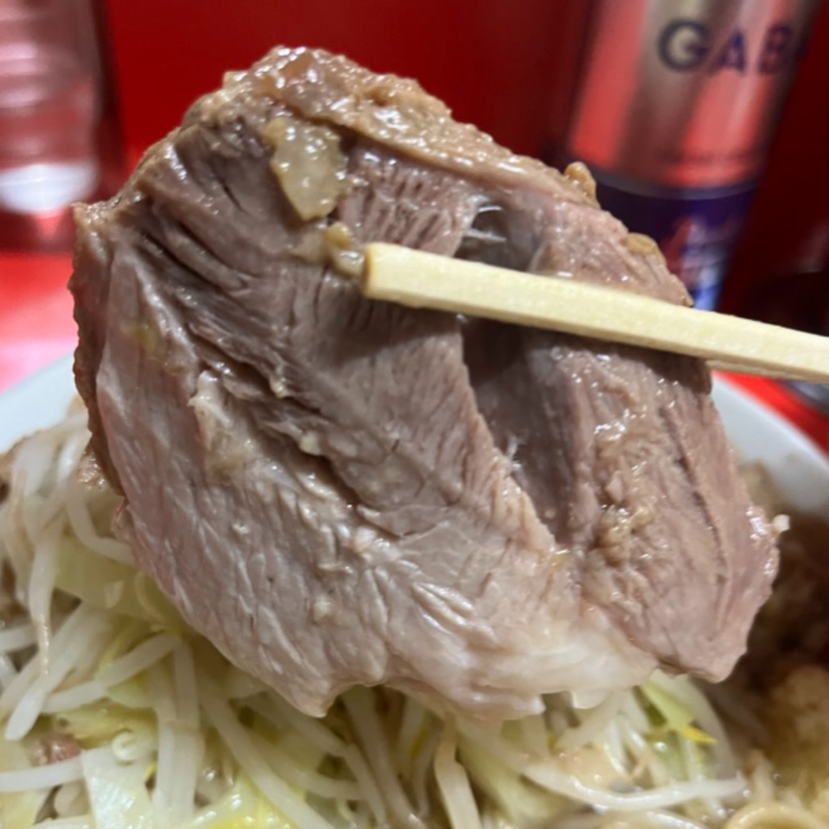 ラーメン二郎松戸駅前店チャーシュー