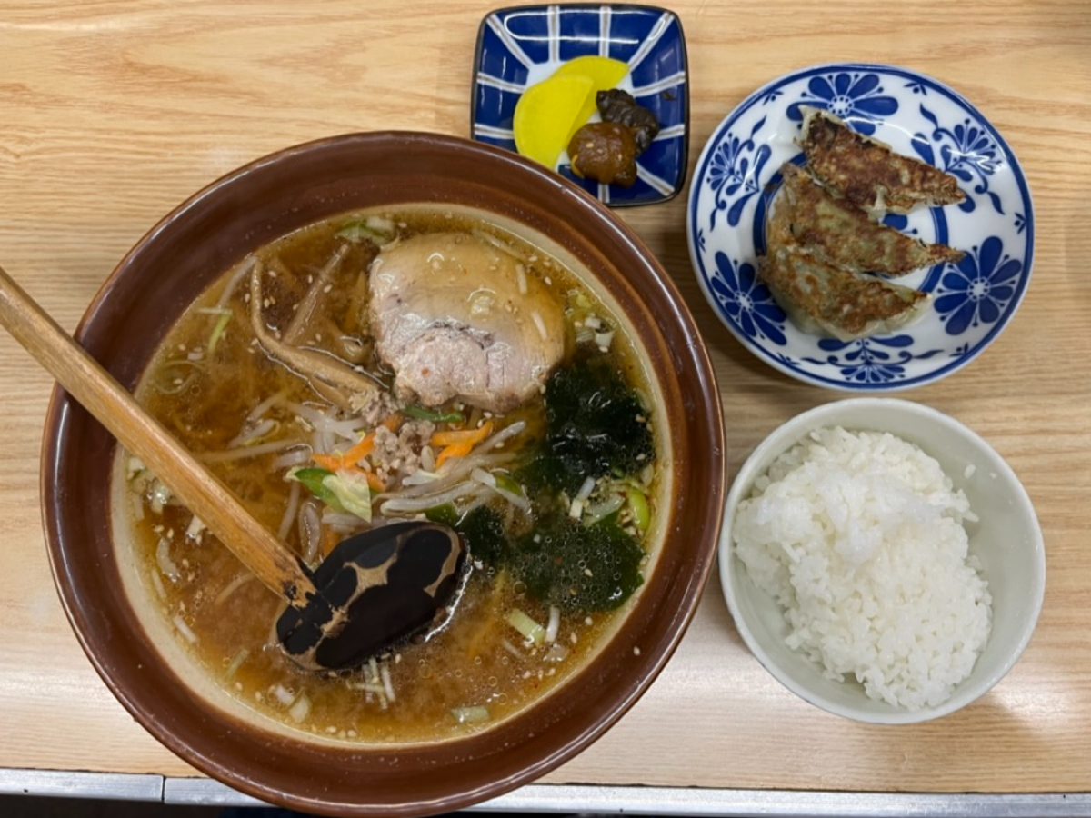 コタン味噌ラーメンランチセット