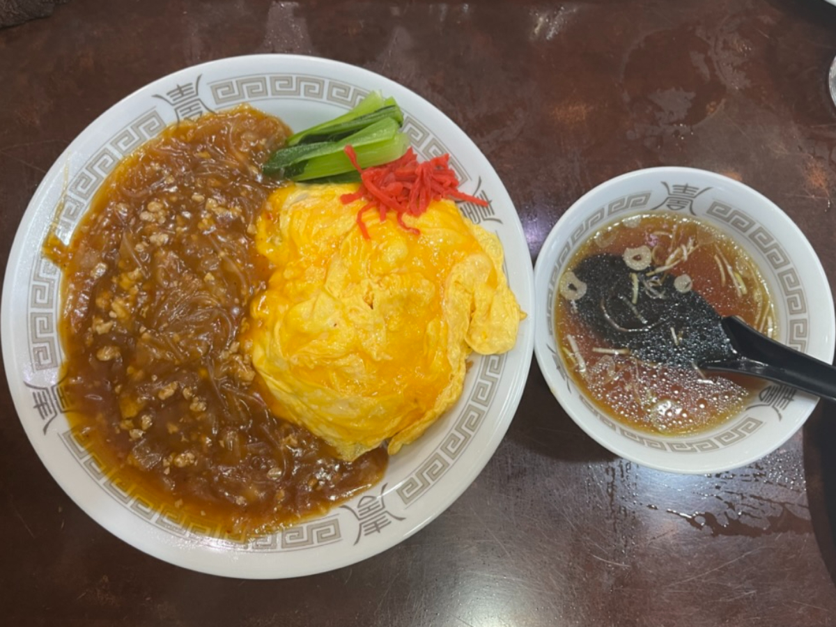 銀座亭麻婆春雨丼