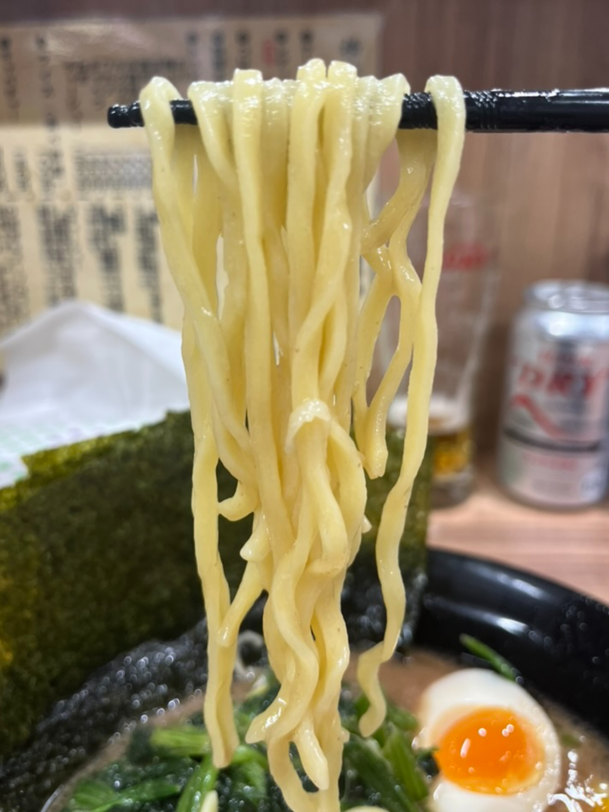 横浜ラーメン響家麺上げ