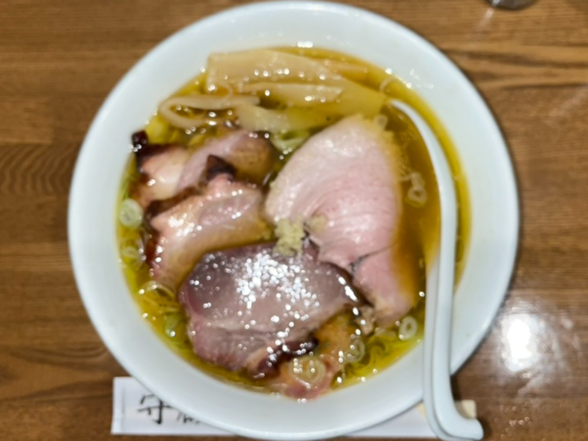 のスた本店細麺塩焼豚2枚