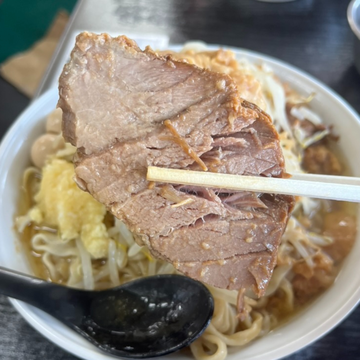 ラーメン二郎柏店豚