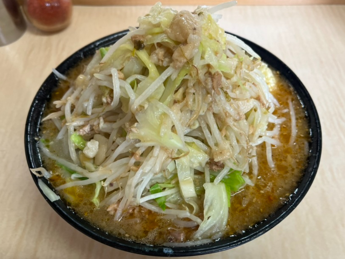 ラーメン二郎京成大久保店みそラーメン