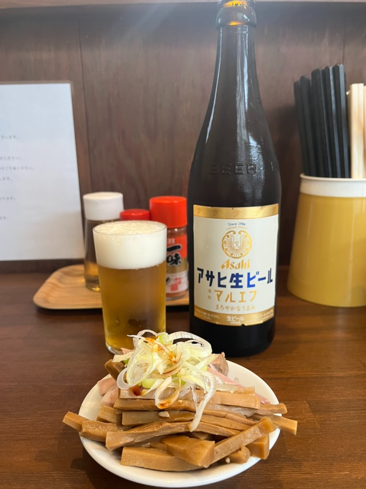 麺屋青ビールとおつまみ