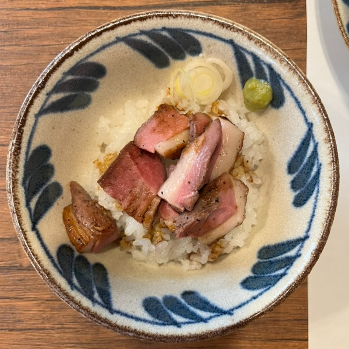 中華そば鴨福鴨丼ハーフサイズ