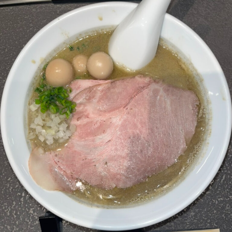 丿貫東京濃厚牡蠣バター蕎麦鶉の味玉
