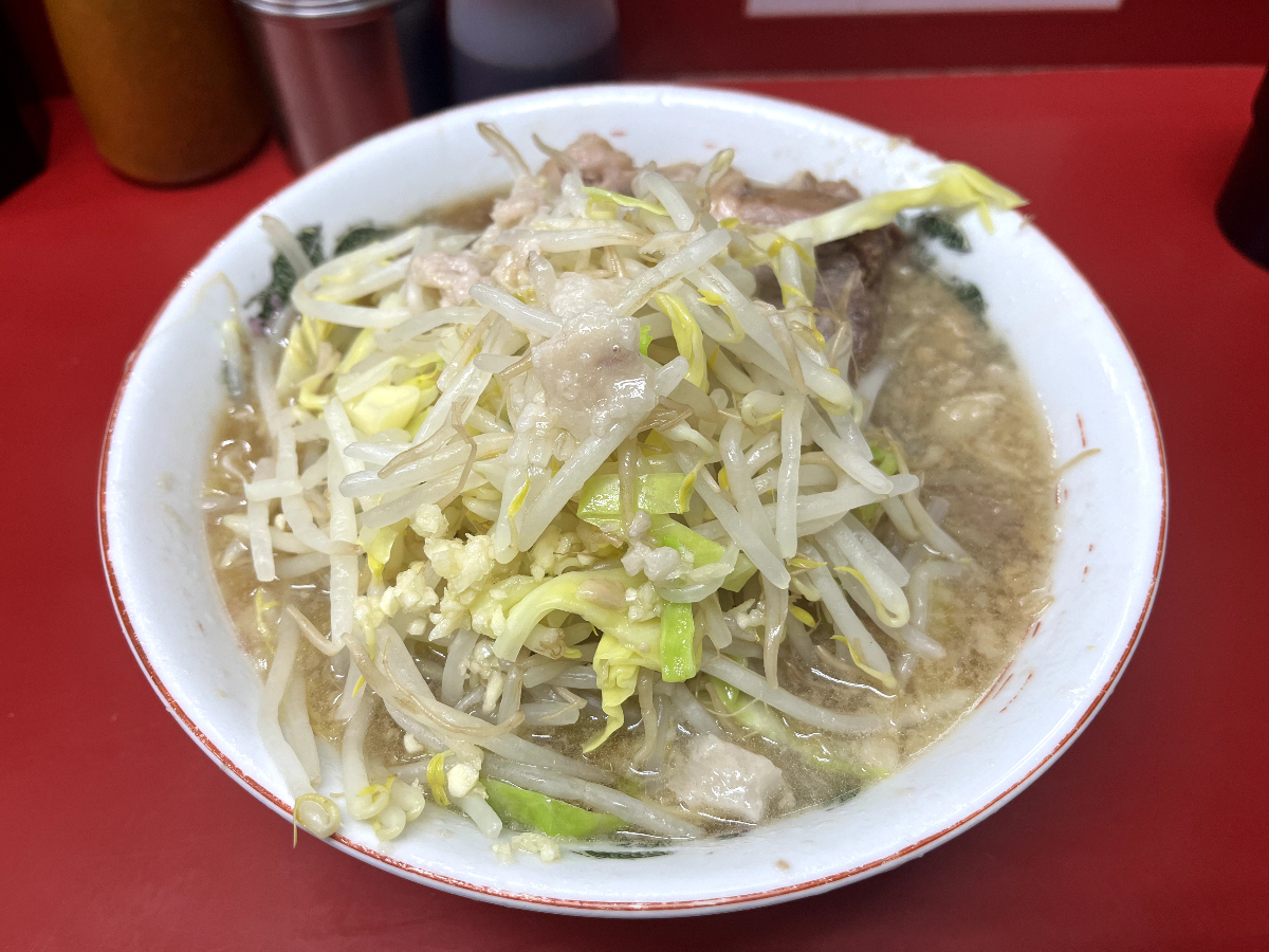 ラーメン二郎京急川崎店小ラーメン