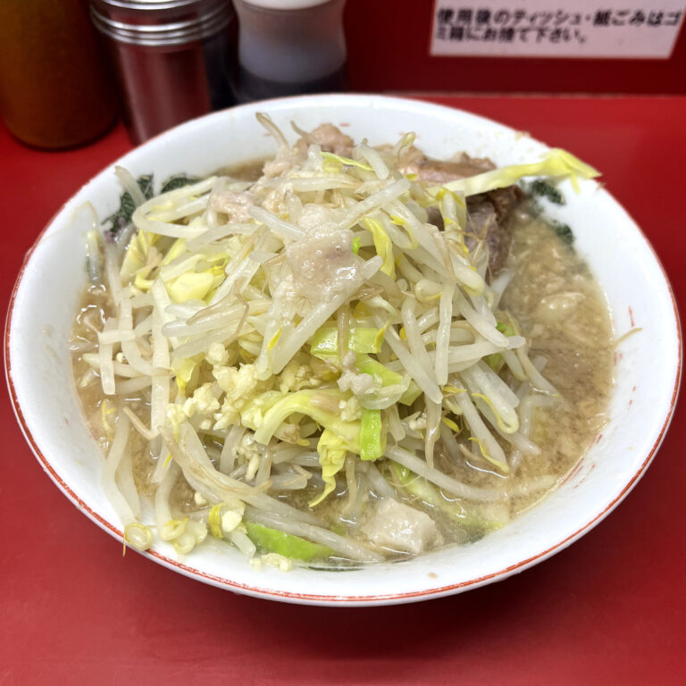 ラーメン二郎京急川崎店小ラーメン