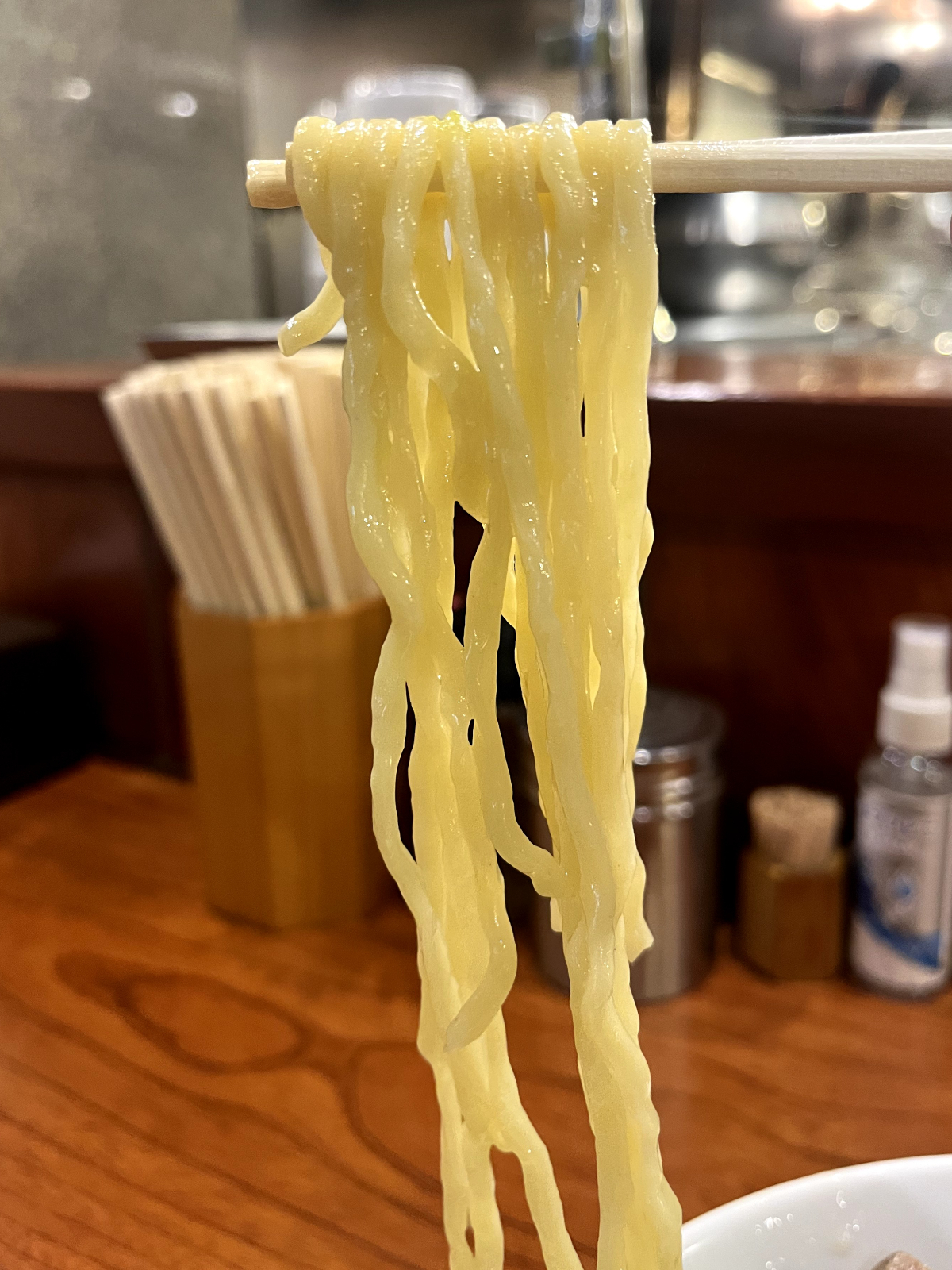 らあめん満来麺上げ