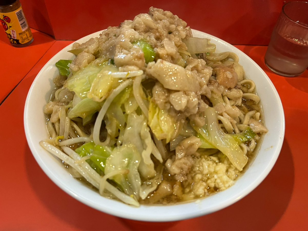 ラーメン二郎仙川店ラーメン