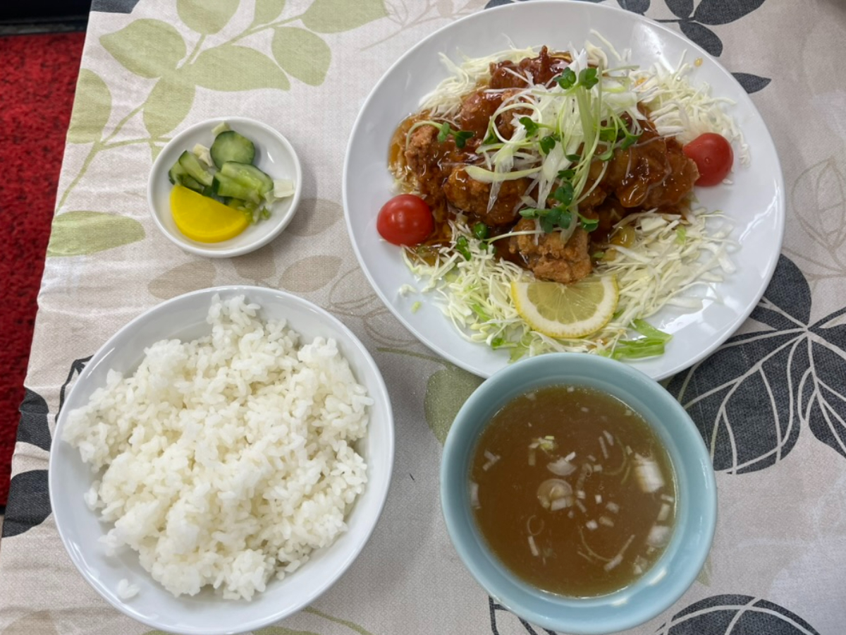 慶修カリカリチキン定食