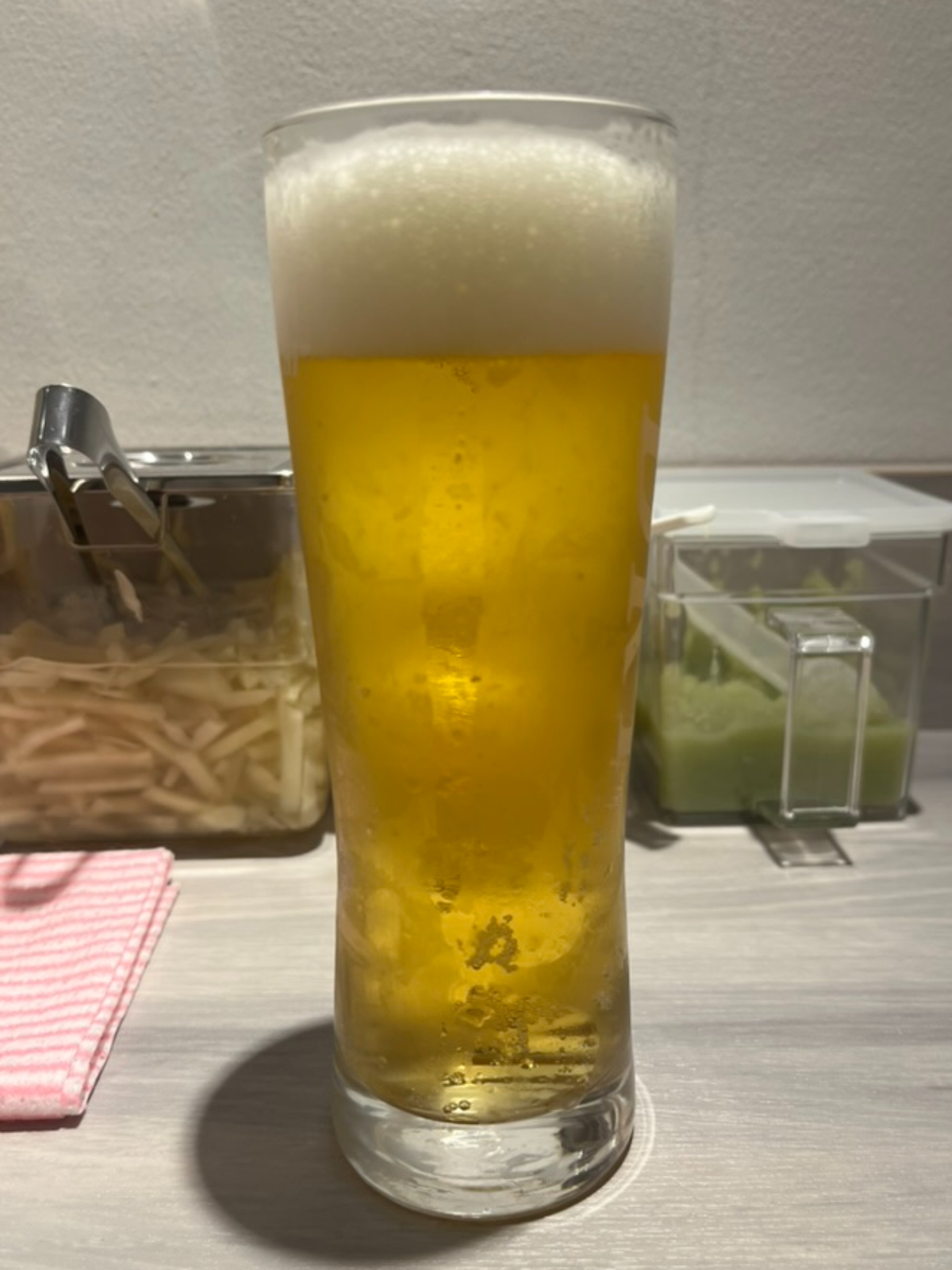 横浜家系ラーメンてつ家市ヶ谷ビール