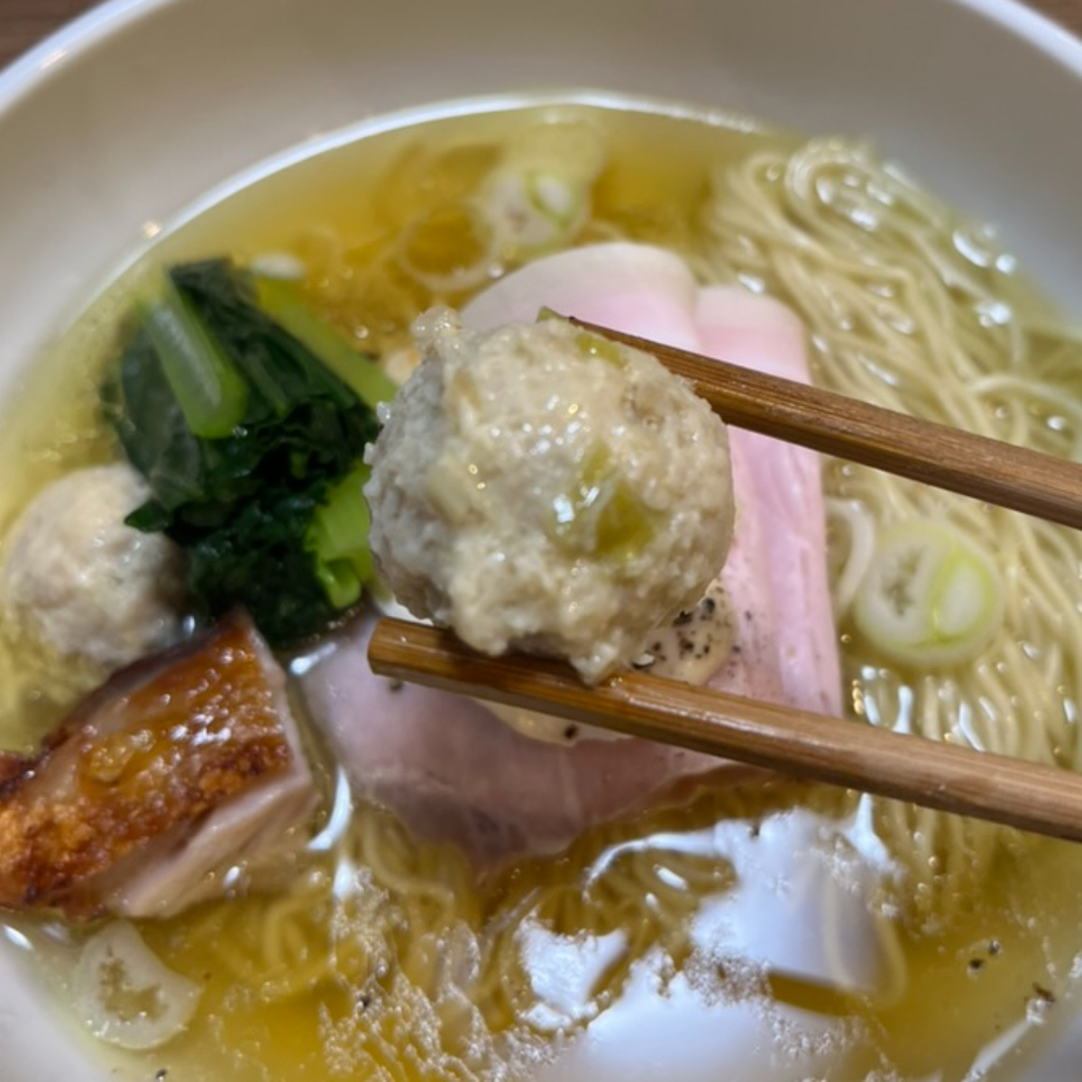 中華そばひしお肉団子
