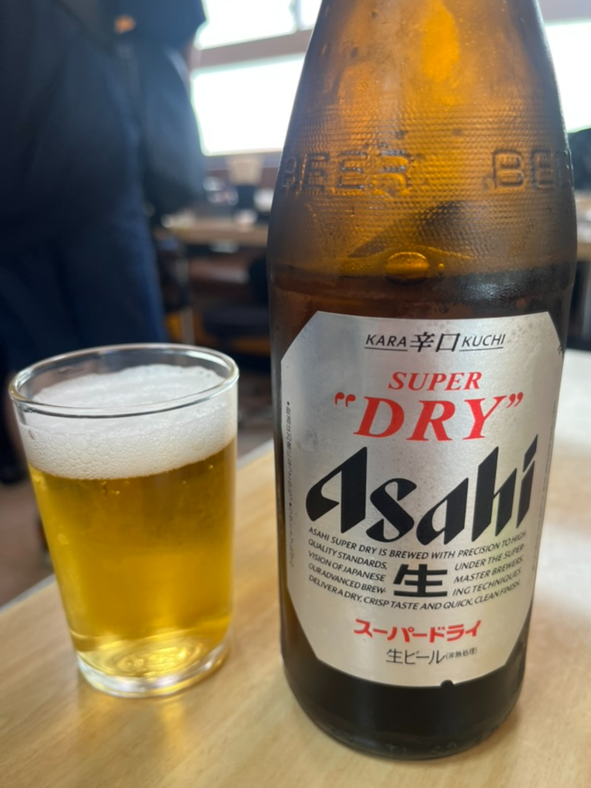 中華料理やまだスーパードライ中瓶