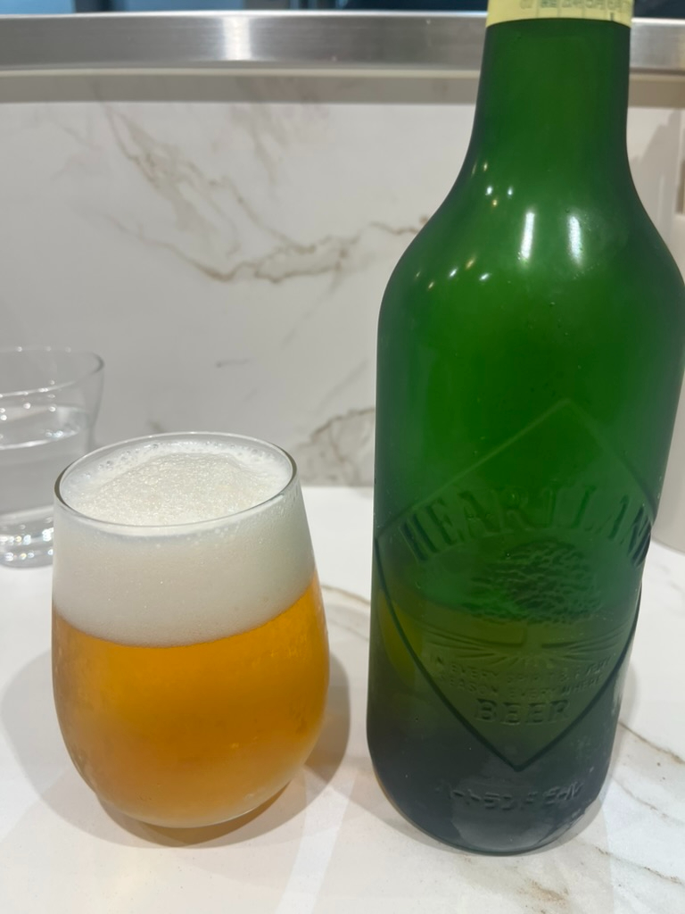 中華そば左とうハートランドビール