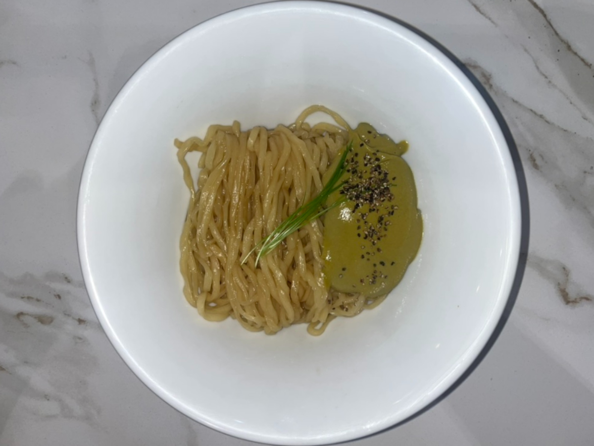 中華そば左とう牡蠣と浅利の和え玉