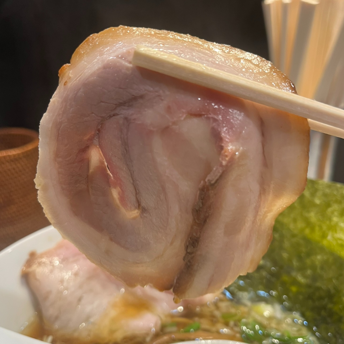 中華蕎麦瑞山バラロールチャーシュー