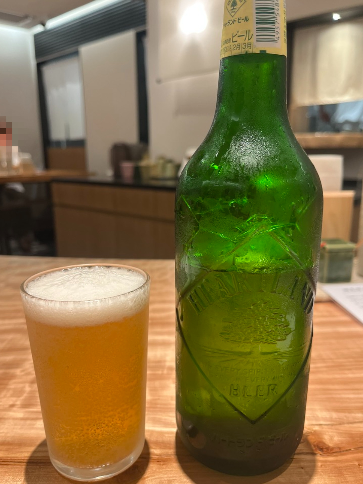 迂直ハートランドビール中瓶