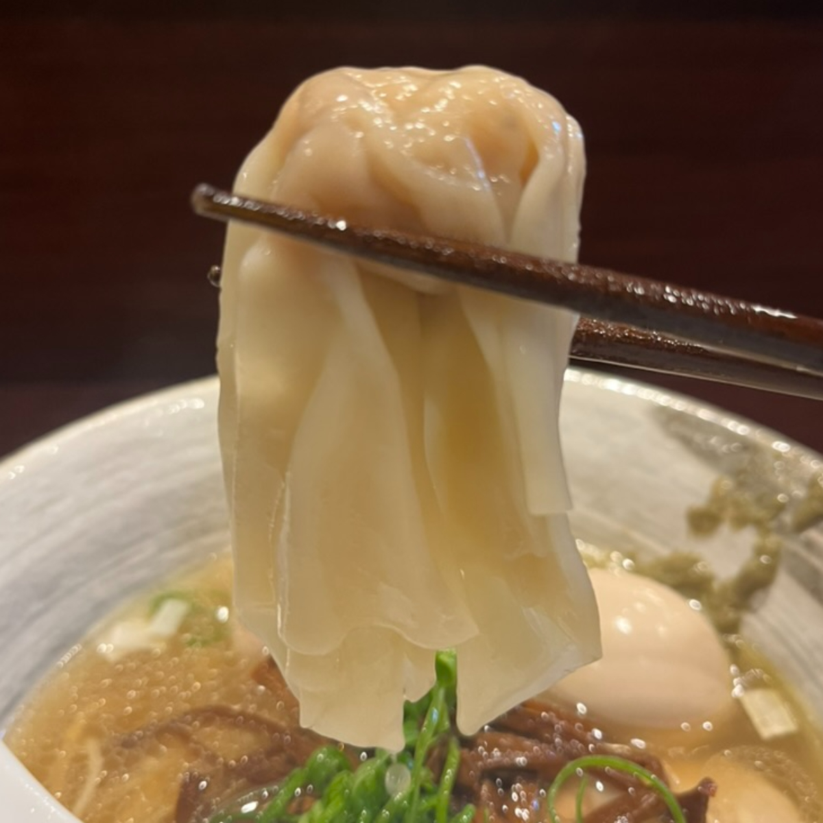 らぁ麺花筏ワンタン