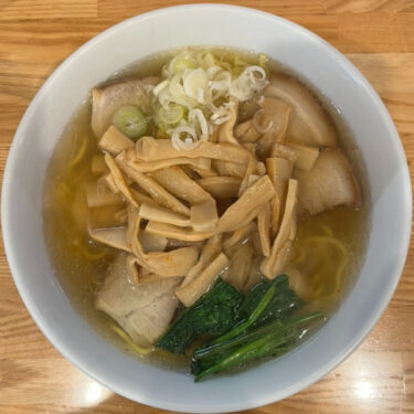 ぜんやチャーシューメンマラーメン