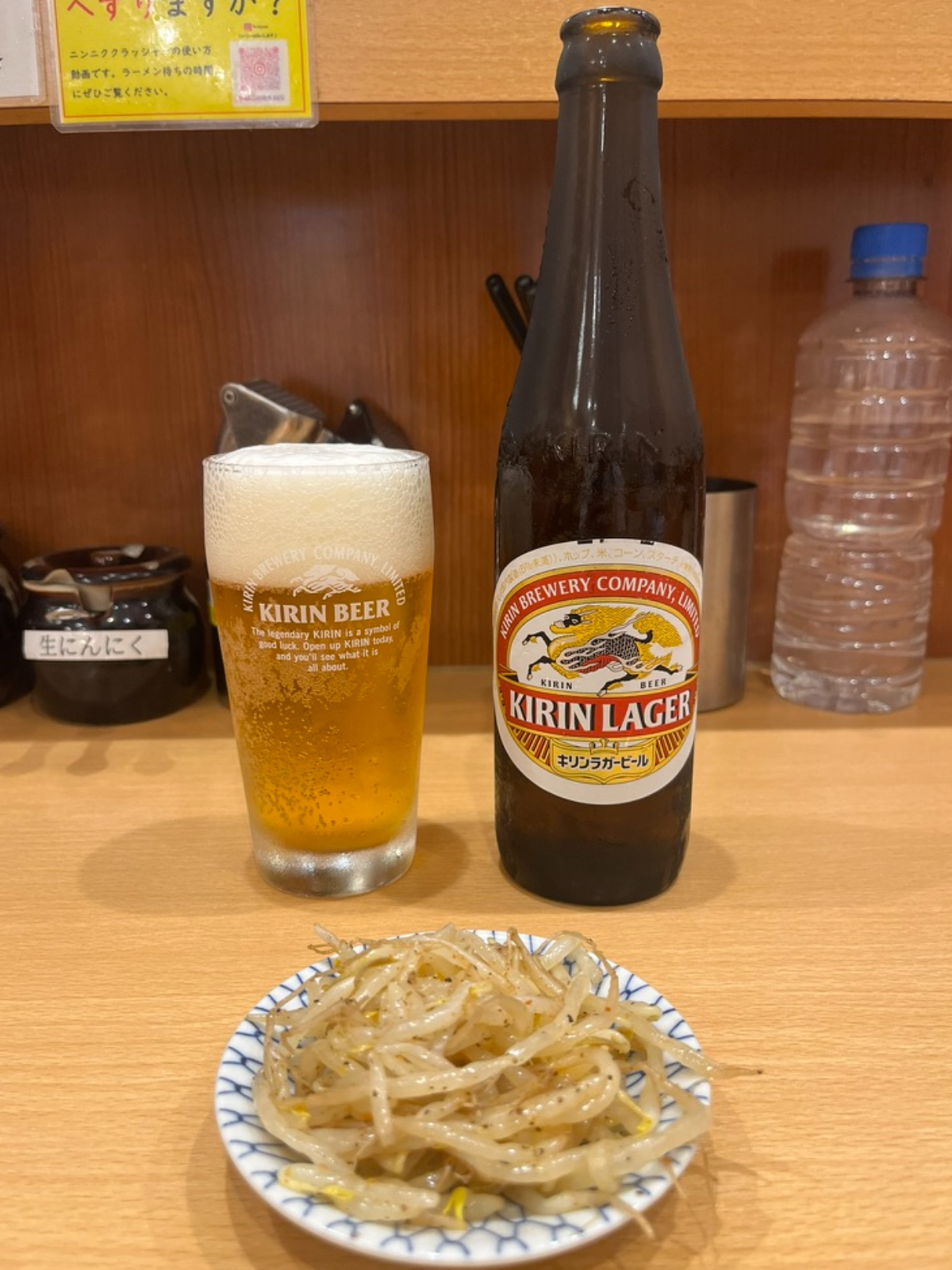 博多ラーメン和ビール