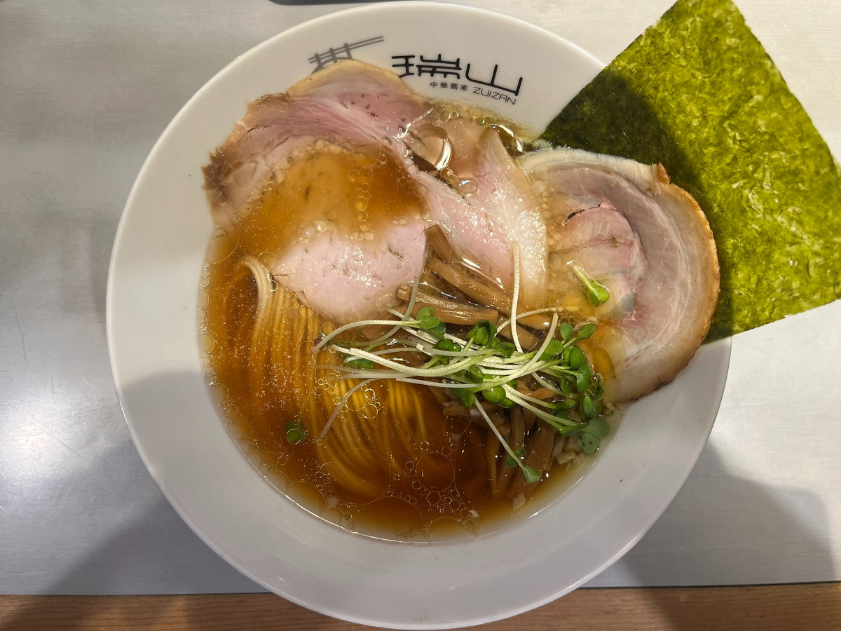 中華蕎麦瑞山中華そば