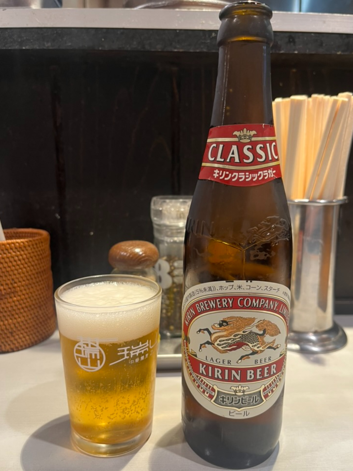 中華蕎麦瑞山ビール