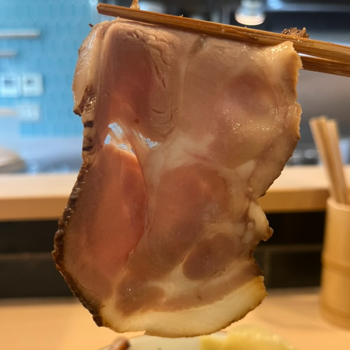 手打麺祭かめ囲吊るし焼きチャーシュー