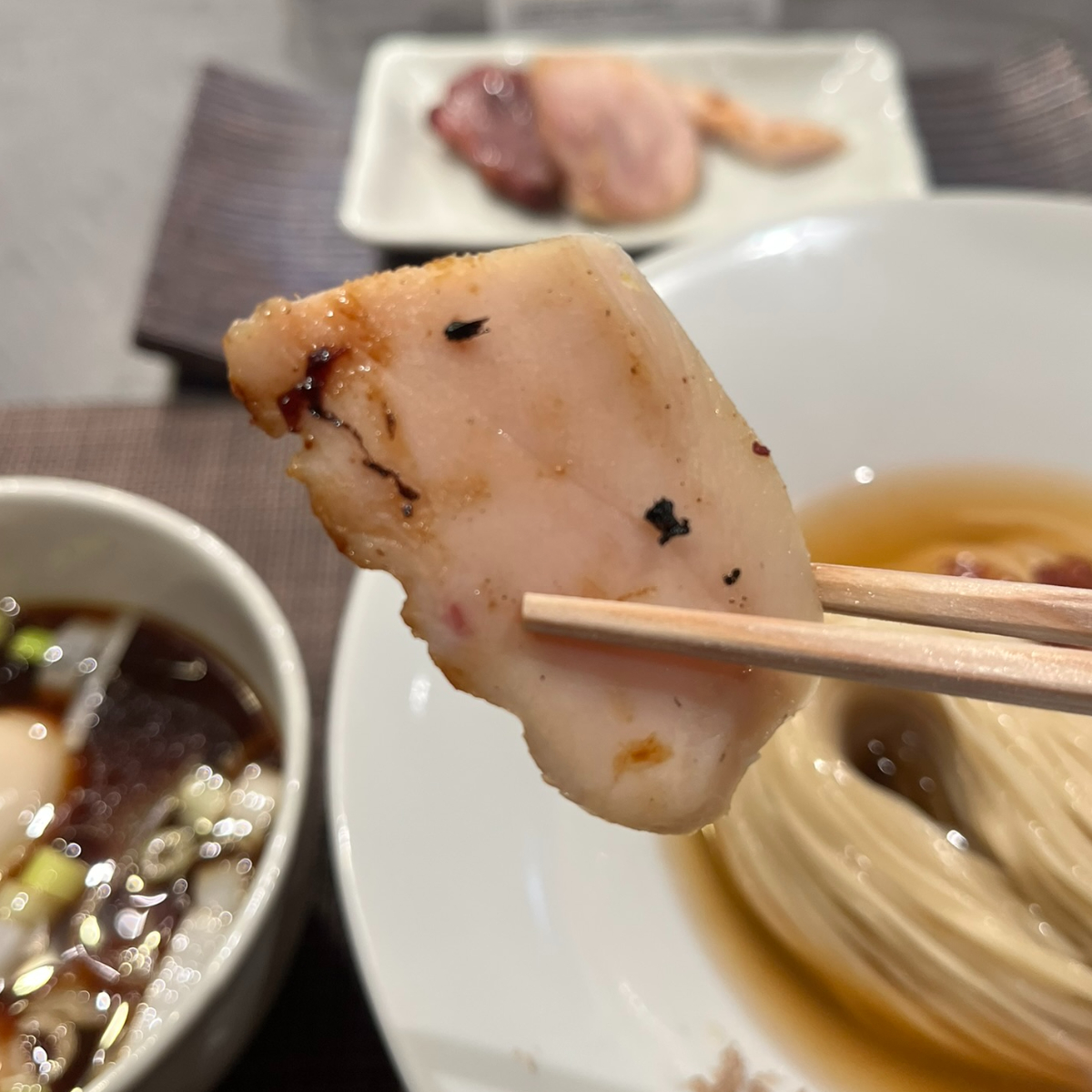特製つけ麺鶏チャーシュー