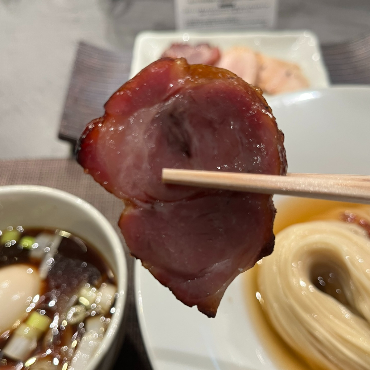 特製つけ麺チャーシュー