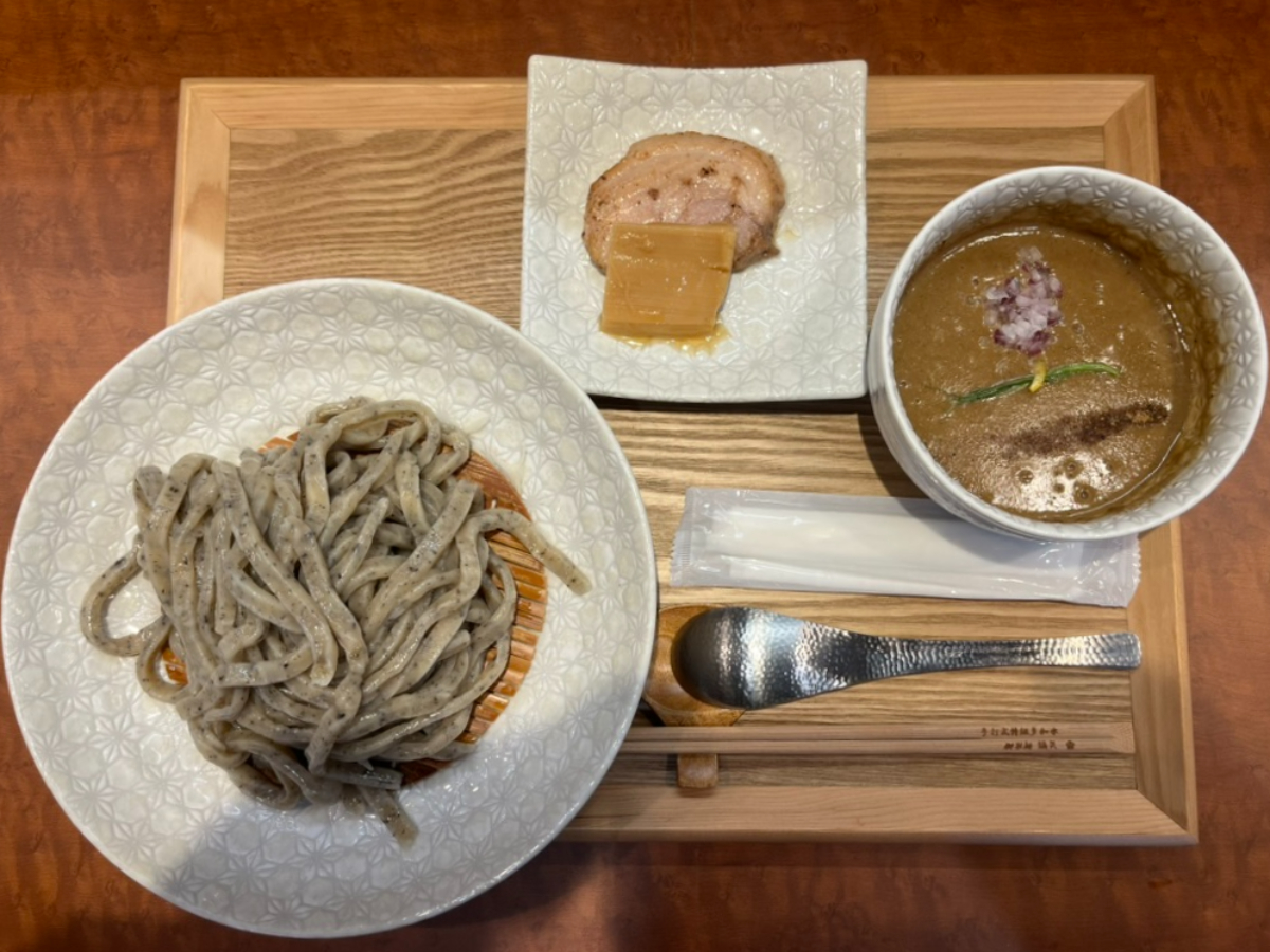 手打式特級多加水御影麺鏑矢御影つけ麺並