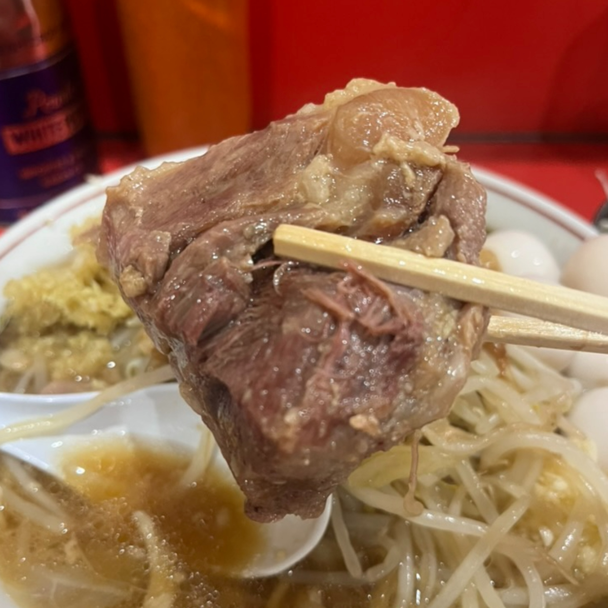 ラーメン二郎千葉店豚ロック