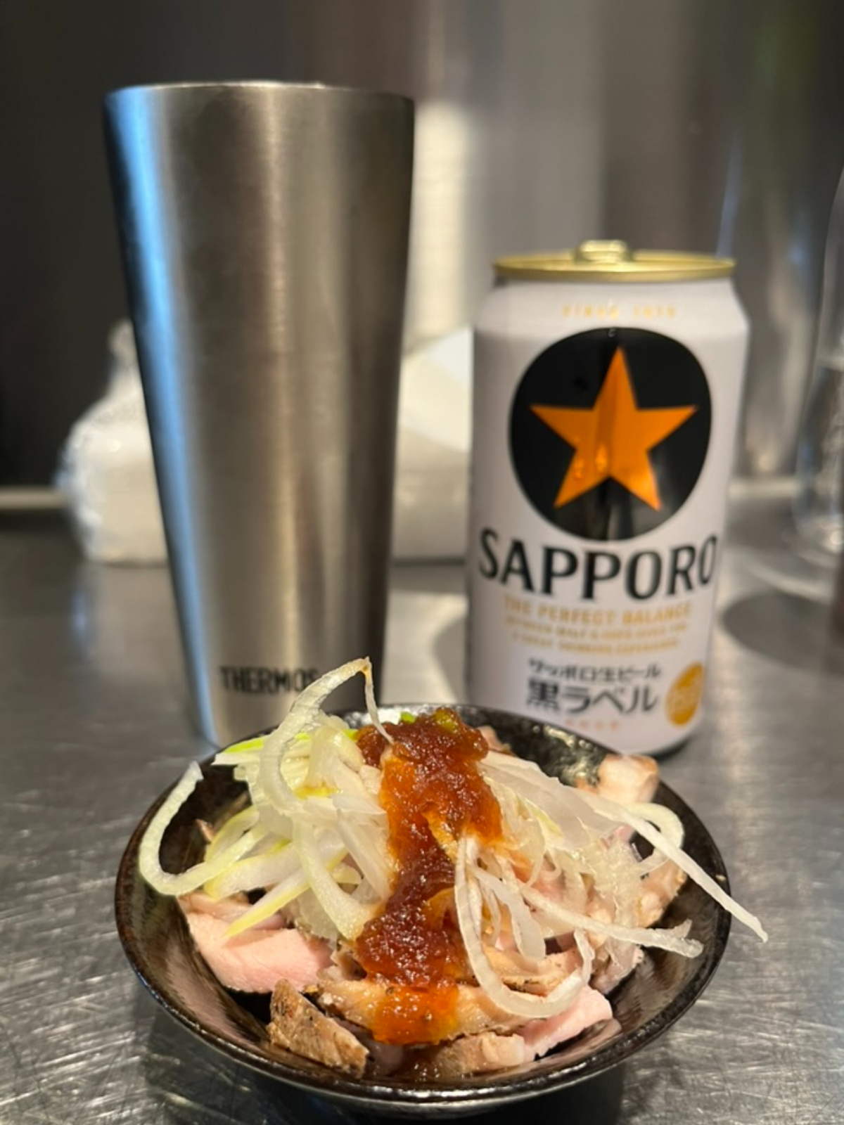 らぁ麺ようざんビールとおつまみ