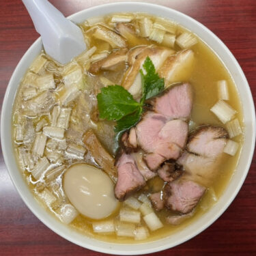 鶏こく中華すず喜こく塩特製トッピング