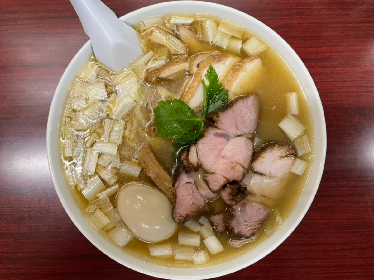 鶏こく中華すず喜こく塩特製トッピング