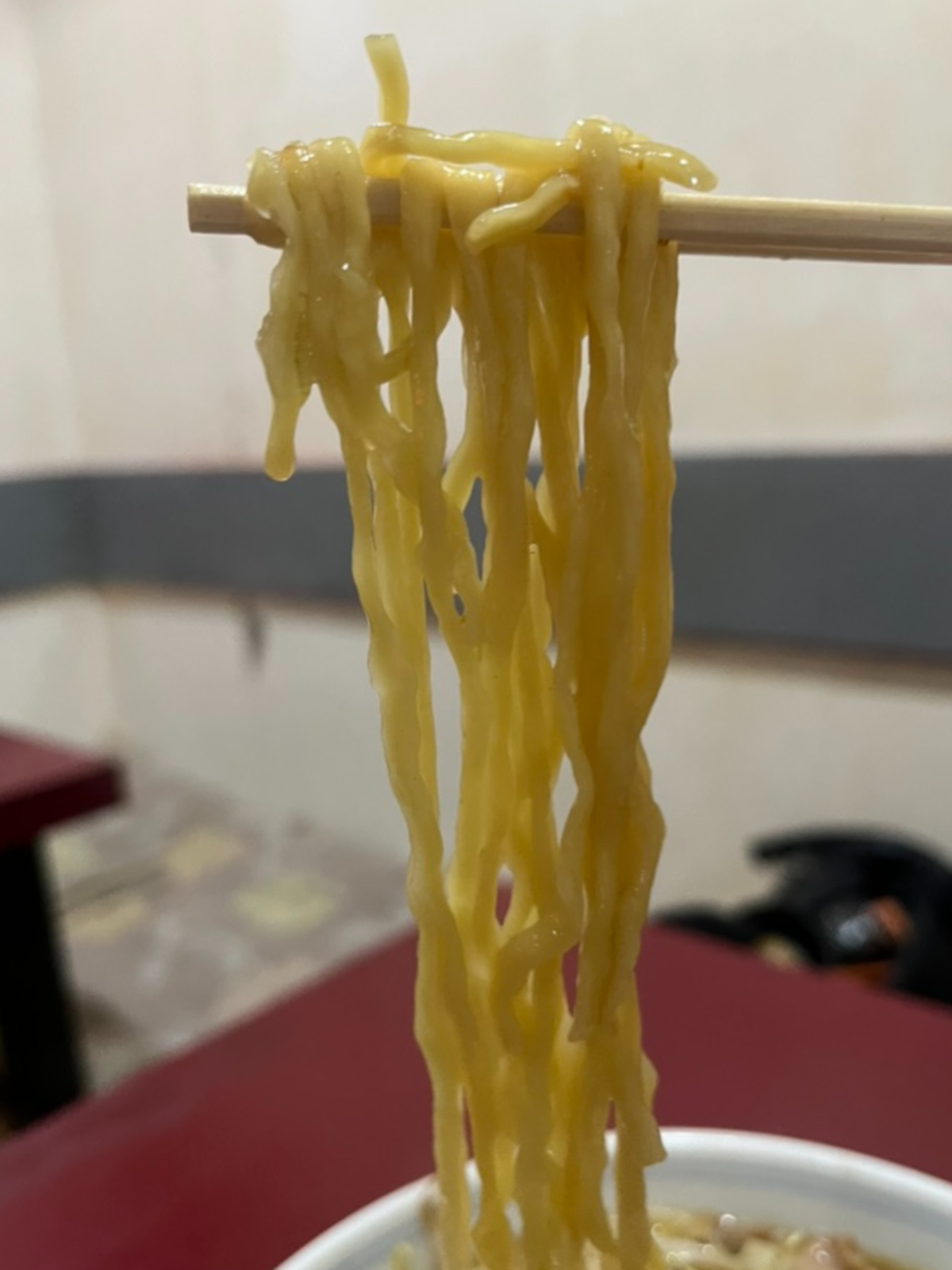 らーめん喜久麺上げ