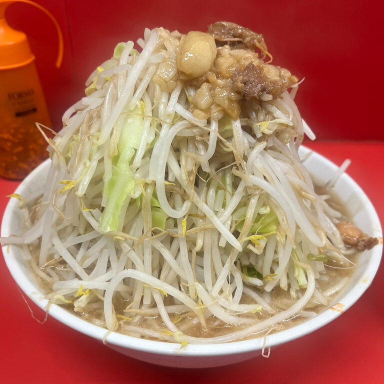 ラーメン二郎一橋学園店小ラーメン