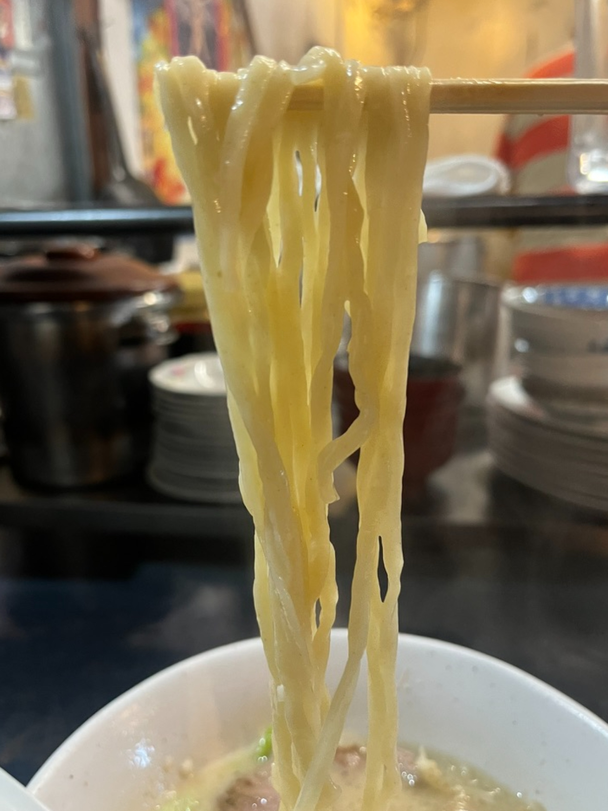 13湯麺五香ラーメン麺上げ