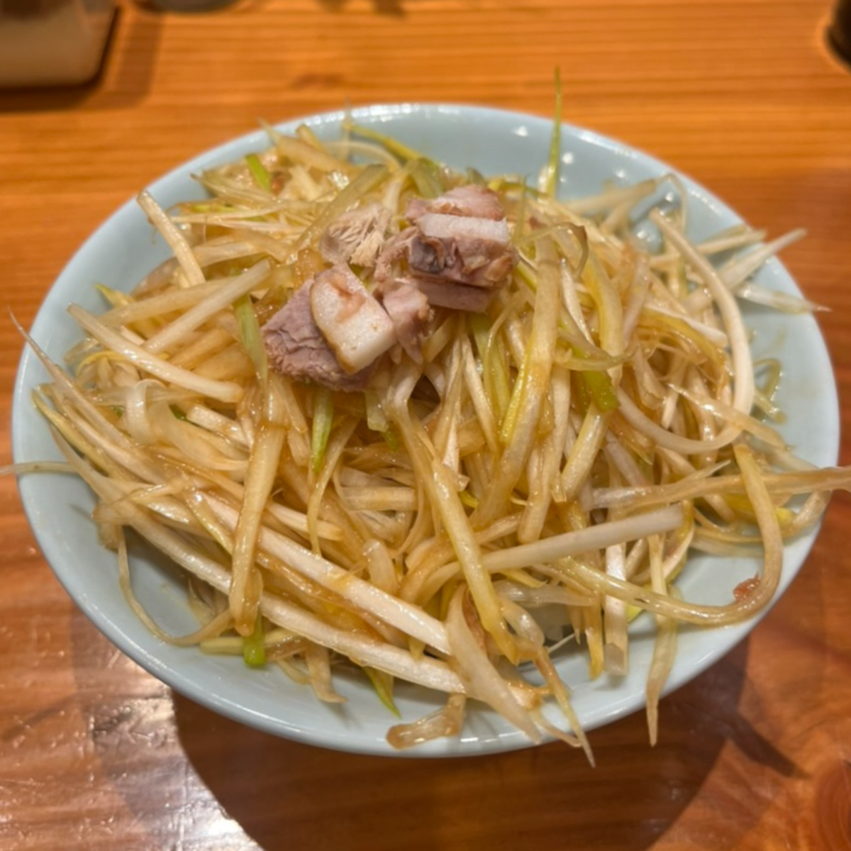 ラーメンショップ◯化池袋店ネギ丼