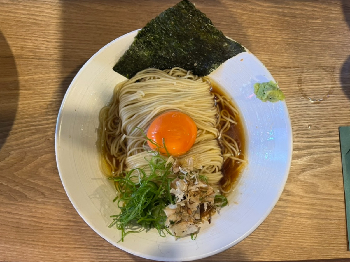 メヂカそば吟魚釜玉中華