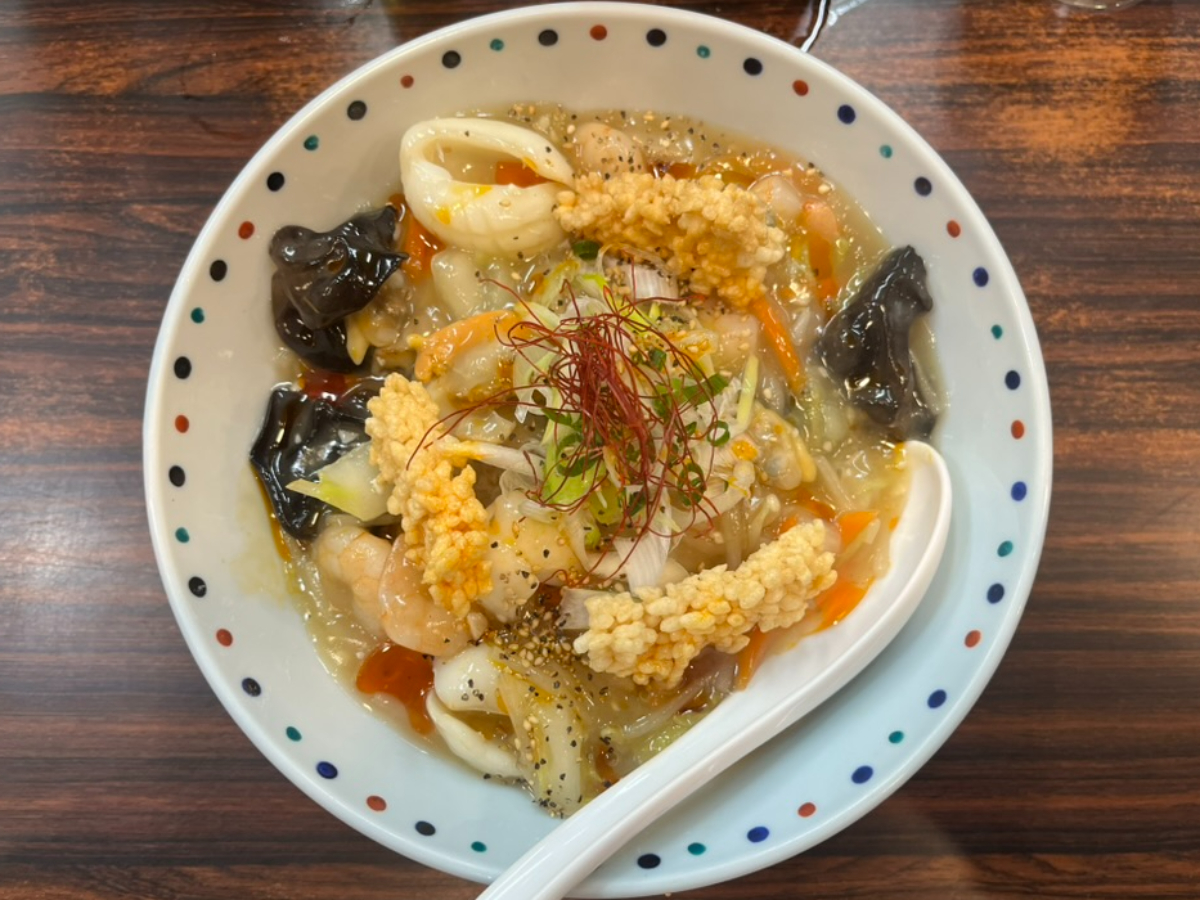 ら〜麺あけどや海鮮あんかけウイング麺2025塩味