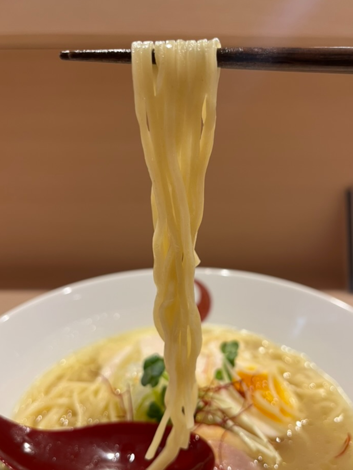 軍鶏拉麺飛天麺上げ