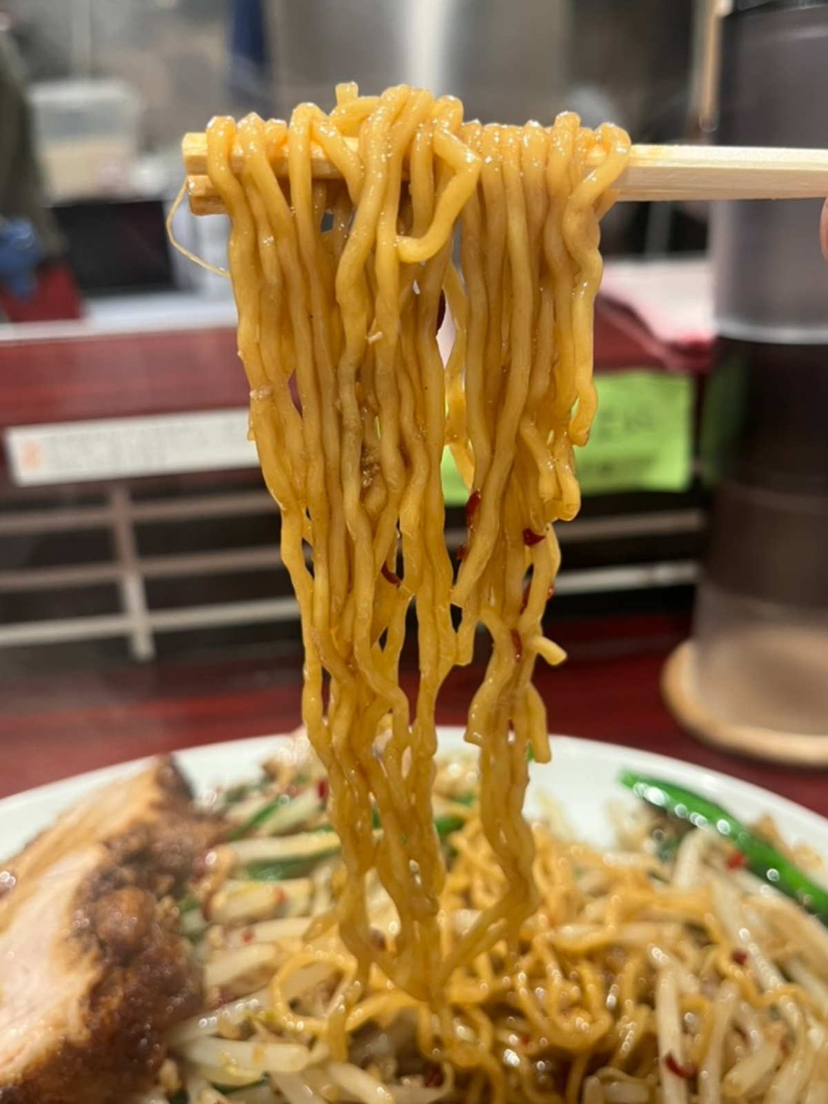 玉川屋酒店麺上げ
