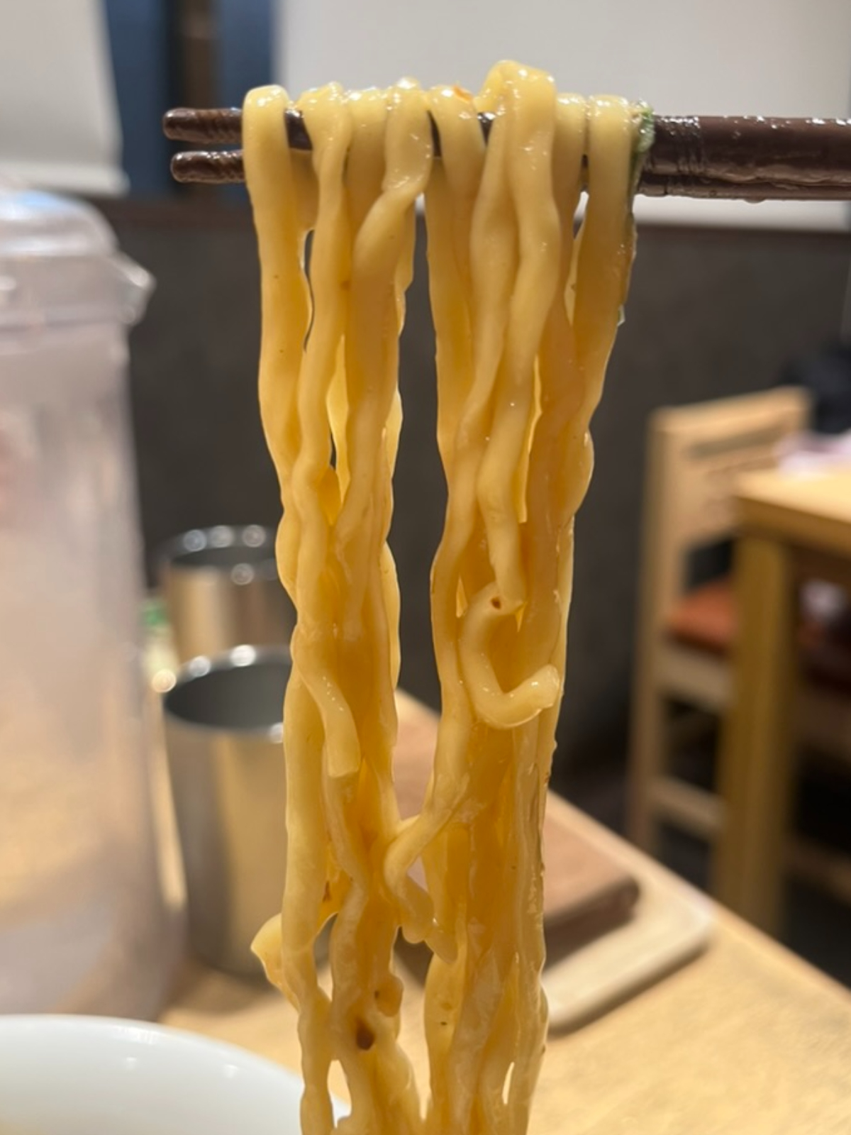 麺処秋もと麺上げ