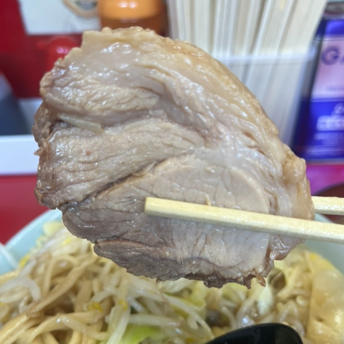 ラーメン二郎中山駅前店豚
