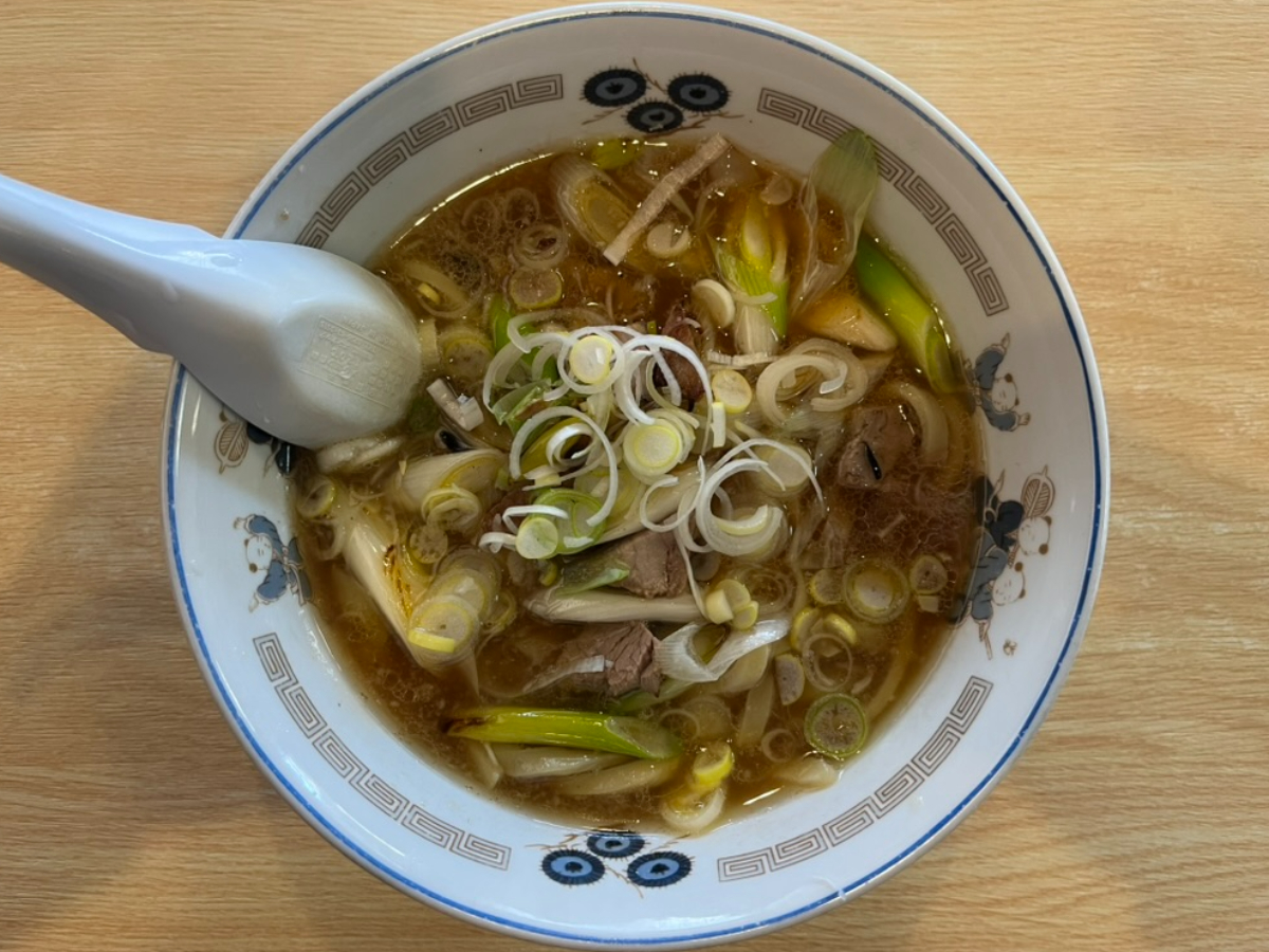 純手打ちラーメン長八ねぎラーメン