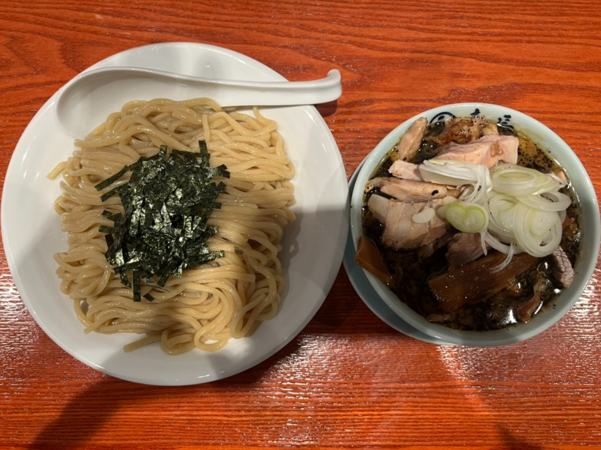 中華そば喜長チャーシュー竹の子つけそば